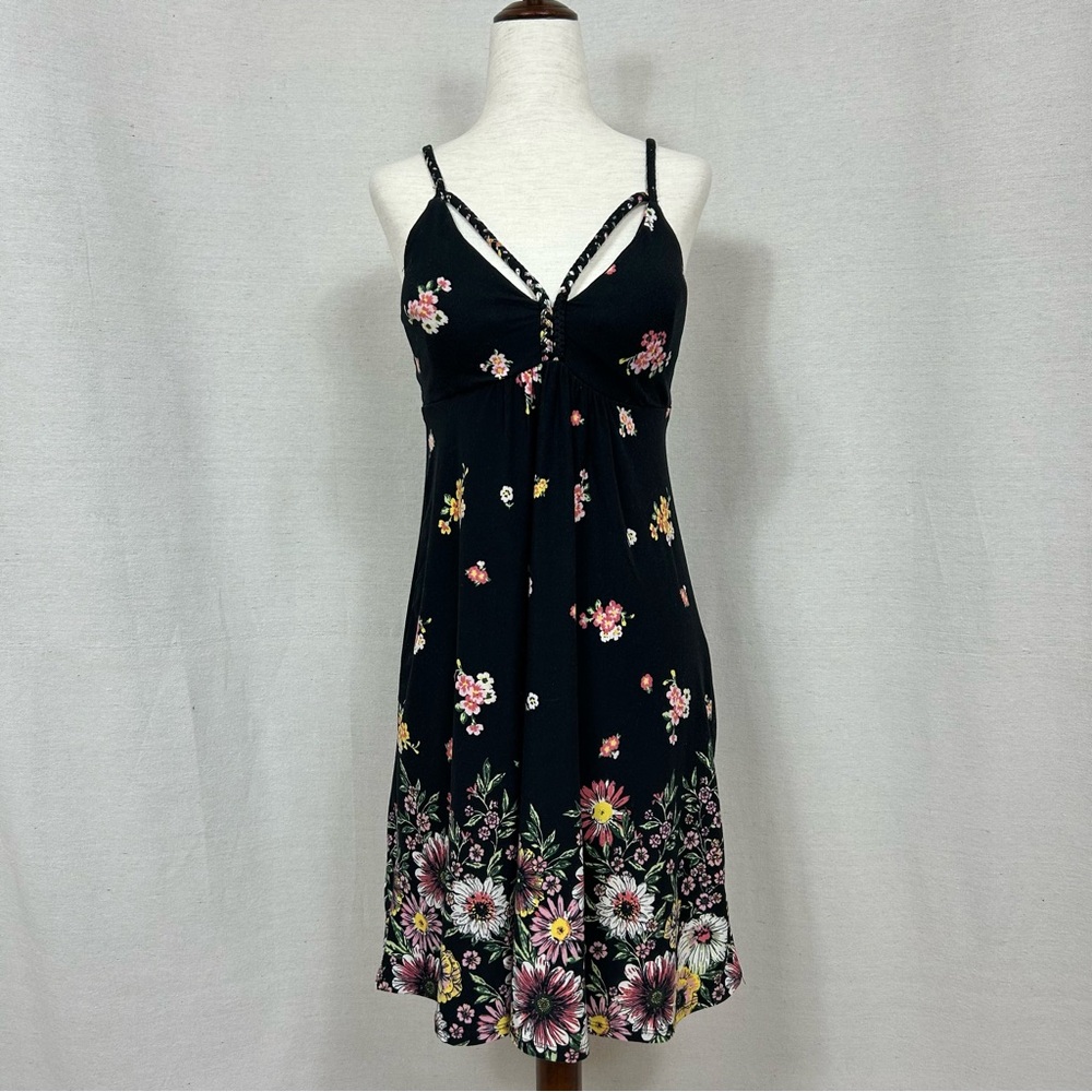 Floral Black Floral Sundress